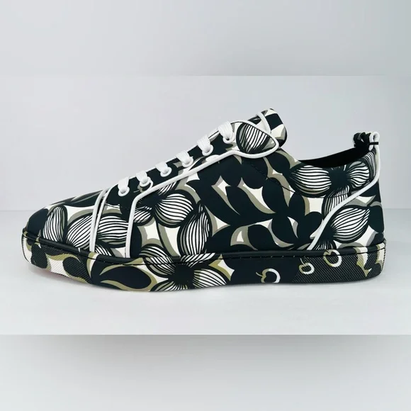 CHRISTIAN LOUBOUTIN Louis Junior Orlato Flat Petunia Sneakers EU 44.5 - US 11.5 - Picture 10 of 12